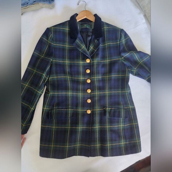 Embassy Row Vintage new wool blazer long jacket - Picture 5 of 16